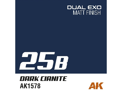 Ak1578 Dark Cianite Matt (Dual Exo 25b) - image 1