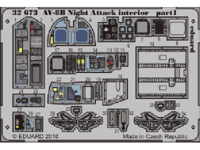AV-8B Night Attack interior S. A. 1/32 - Trumpeter - image 2