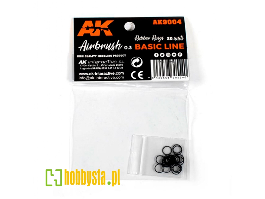 Rubber Rings - 20 Units (Airbrush Basic Line 0.3) - image 1 Rubber Rings - 20 Units (Airbrush Basic Line 0.3) - image 1