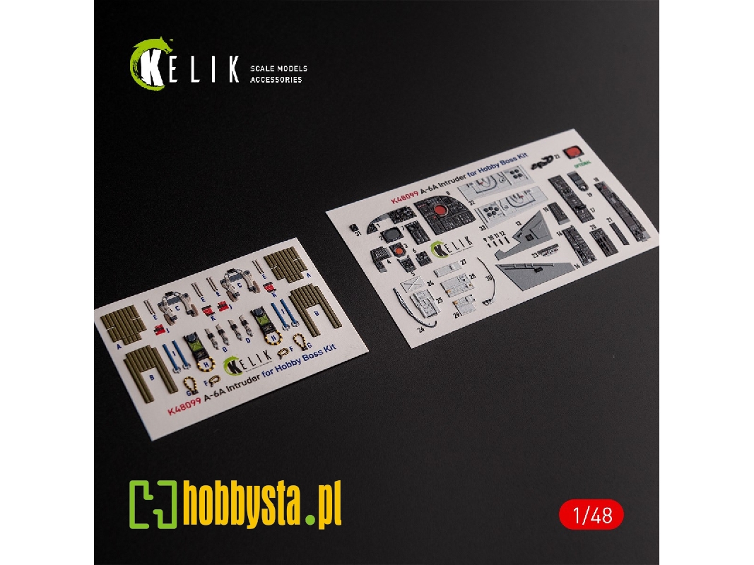 A-6a Intruder - Interior 3d Decals For Hobbyboss Kit - image 1 A-6a Intruder - Interior 3d Decals For Hobbyboss Kit - image 1