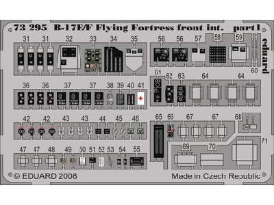 B-17E/ F front interior S. A. 1/72 - Academy Minicraft - image 1
