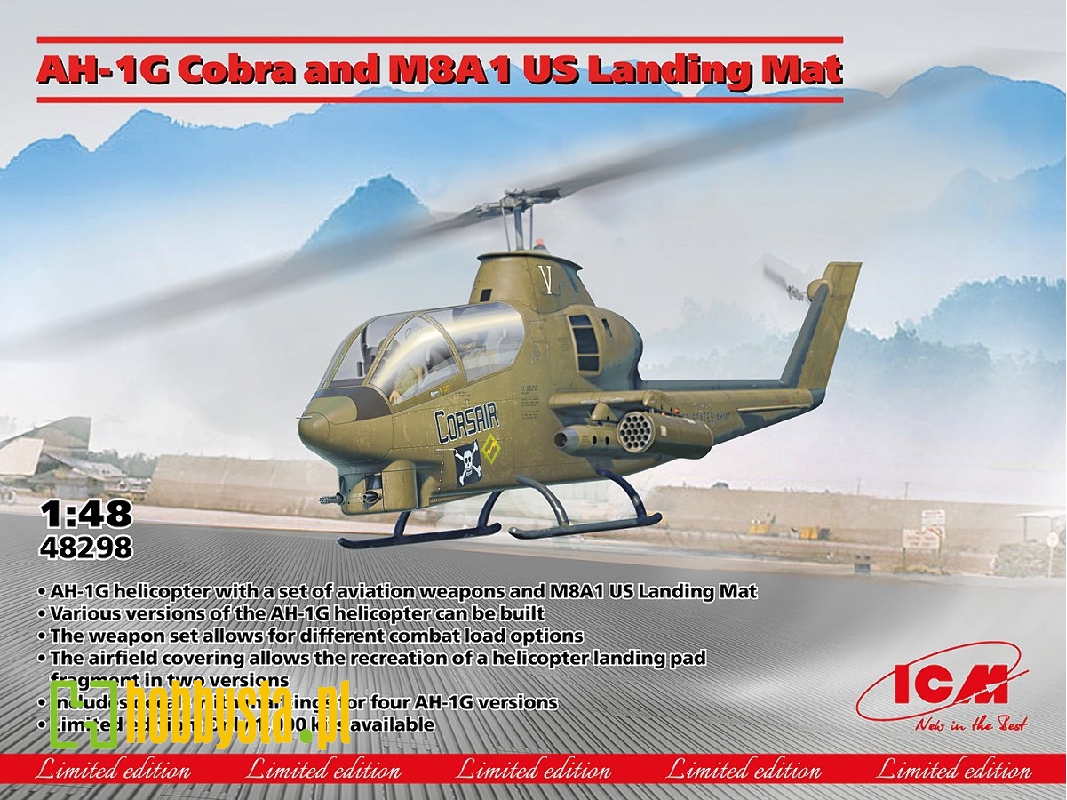 Ah-1g Cobra And M8a1 Us Landing Mat - image 1 Ah-1g Cobra And M8a1 Us Landing Mat - image 1