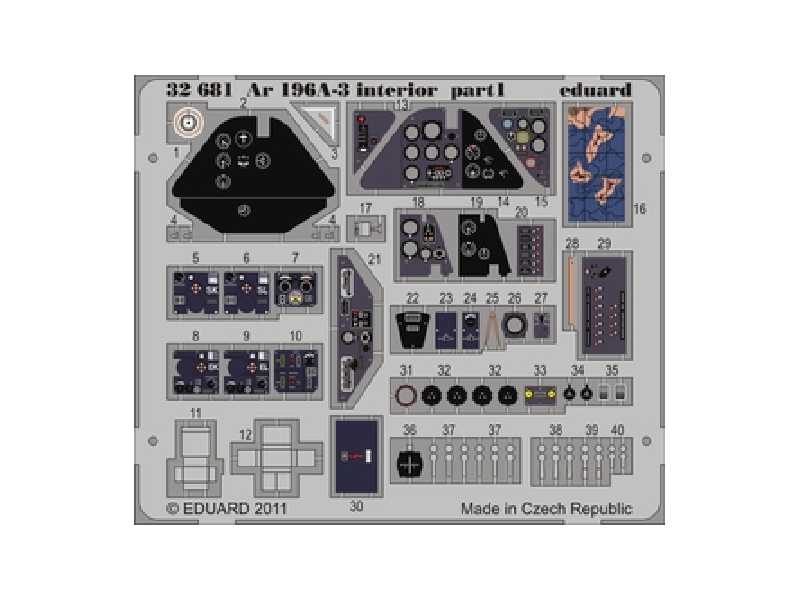 Ar 196A-3 interior S. A. 1/32 - Revell - image 1