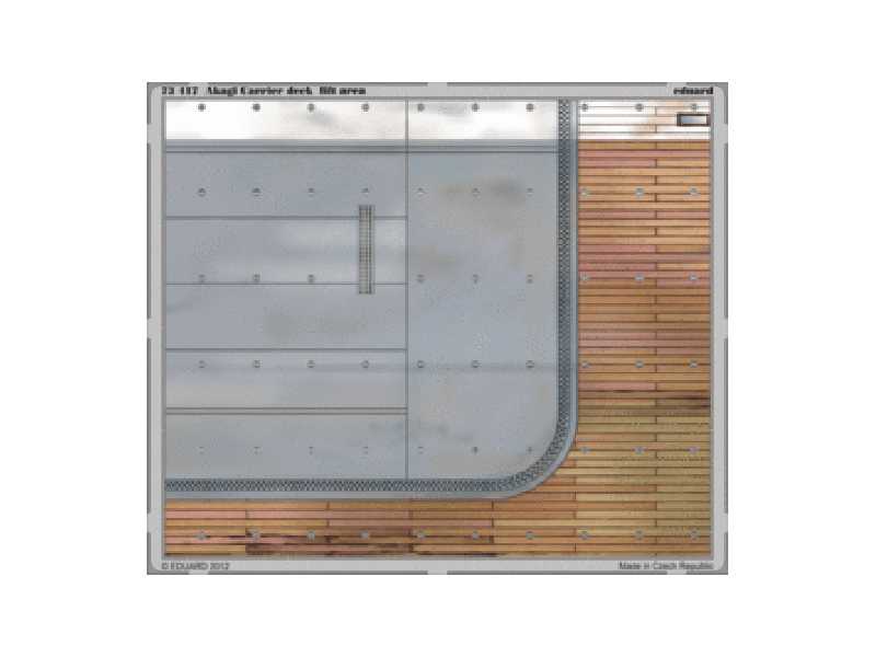 Akagi Carrier Deck lift area 1/72 - image 1