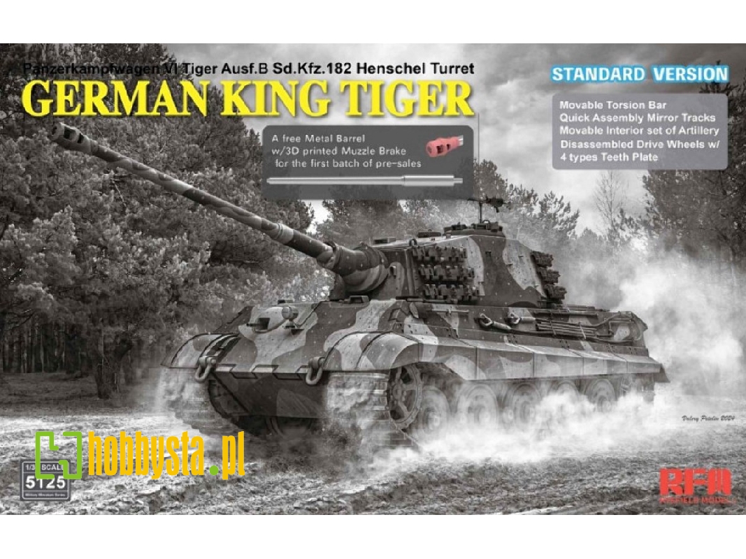 Sd.Kfz.182 King Tiger Henschel Turret - Standard Version - image 1 Sd.Kfz.182 King Tiger Henschel Turret - Standard Version - image 1