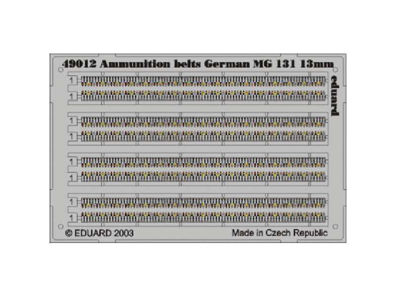 Ammunition Belts MG131 13mm 1/48 - image 1