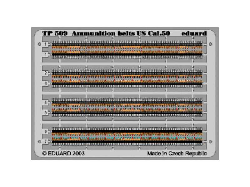 Ammunition Belts US Cal.0.50 1/35 - image 1