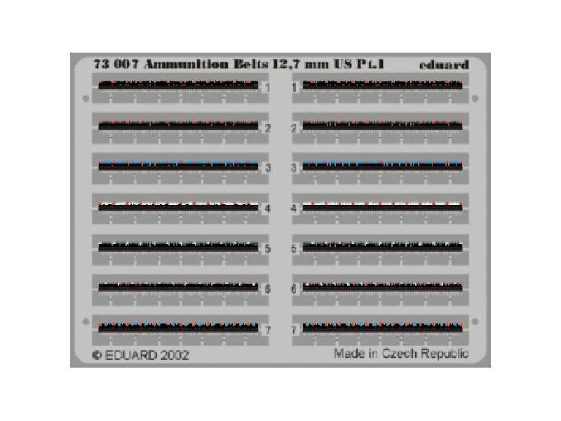 Ammunition Belts US Cal.0.50 1/72 - image 1
