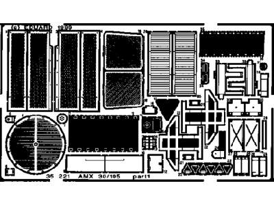 AMX 30/105 1/35 - Heller - image 1