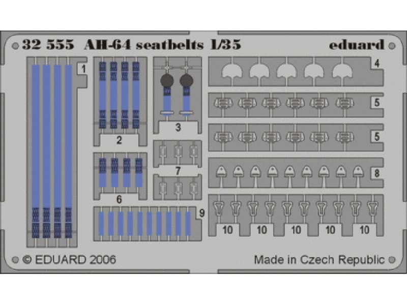 AH-64 seatbelts 1/35 - Kangan - image 1