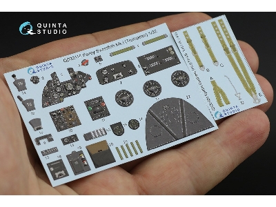 Fairey Swordfish Mk.I - 3d-printed & Coloured Interior (Fortrumpeter Kits) - image 3