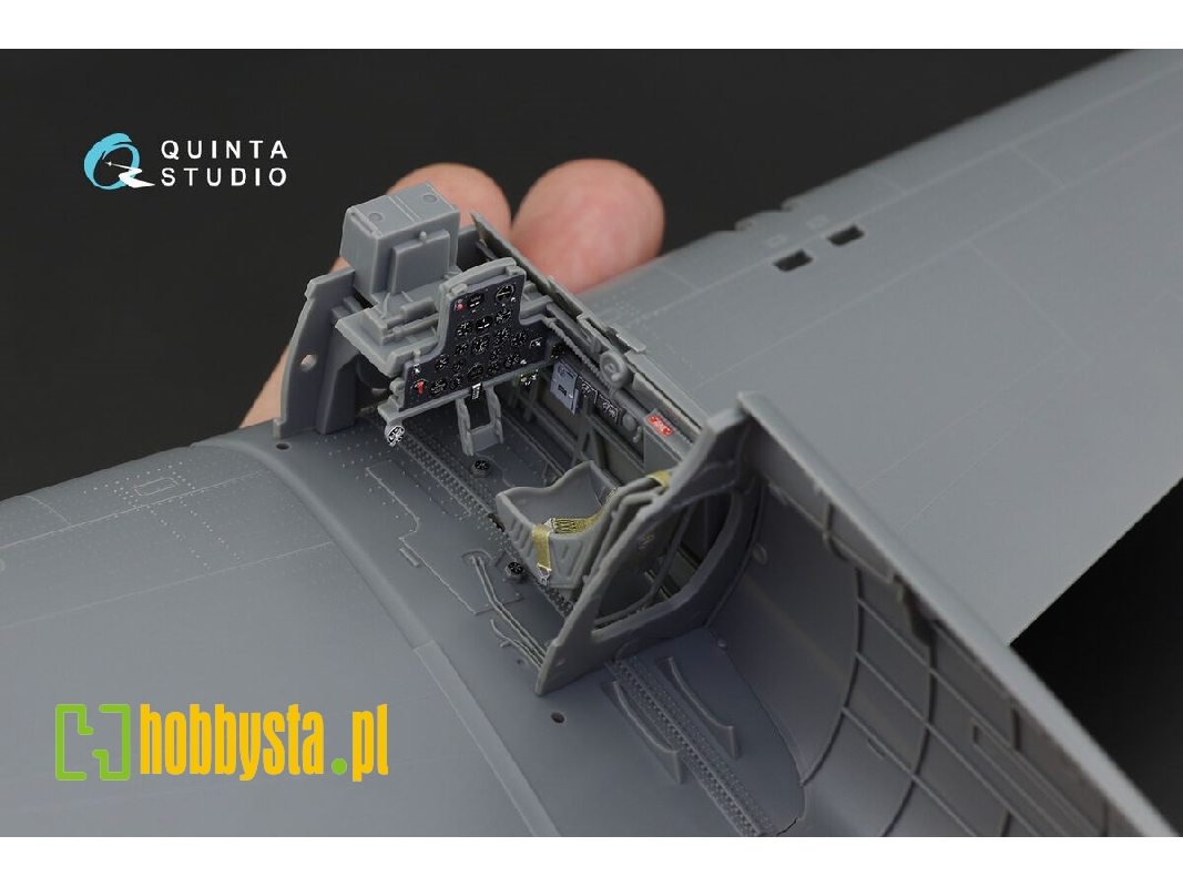 Curtiss P-40 B Warhawk - 3d-printed & Coloured Interior (For Gwh Kits) - image 1