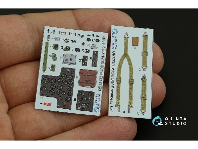 Curtiss P-40 B Warhawk - 3d-printed & Coloured Interior (For Gwh Kits) - image 3