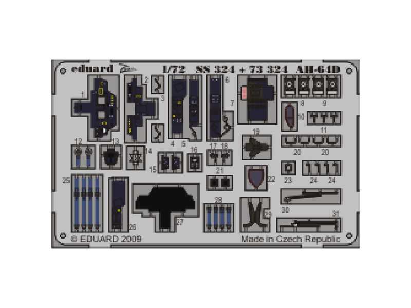 AH-64D S. A. 1/72 - Hobby Boss - image 1