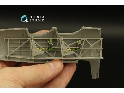 Stearman Pt-17 Kaydet - 3d-printed & Coloured Interior (For Roden Kits) - image 7