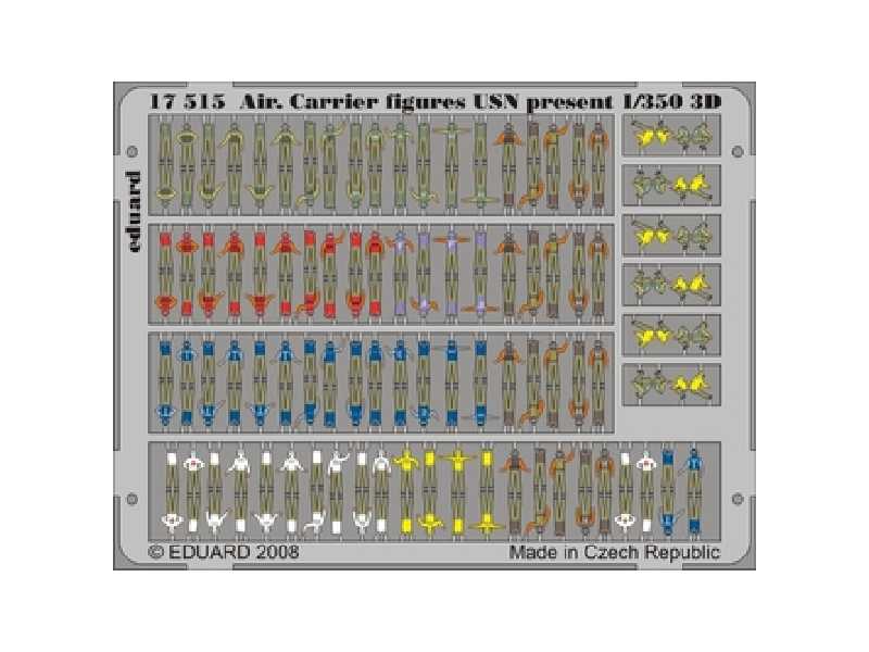 Air. Carrier figures USN present S. A.3D 1/350 - image 1