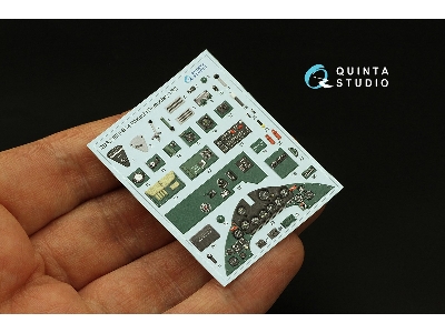 Grumman F4f-4 Wildcat - 3d-printed & Coloured Interior (For Trumpeter Kits) - image 4
