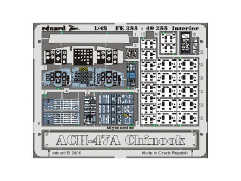 ACH-47A Chinook interior 1/48 - Italeri - - image 1