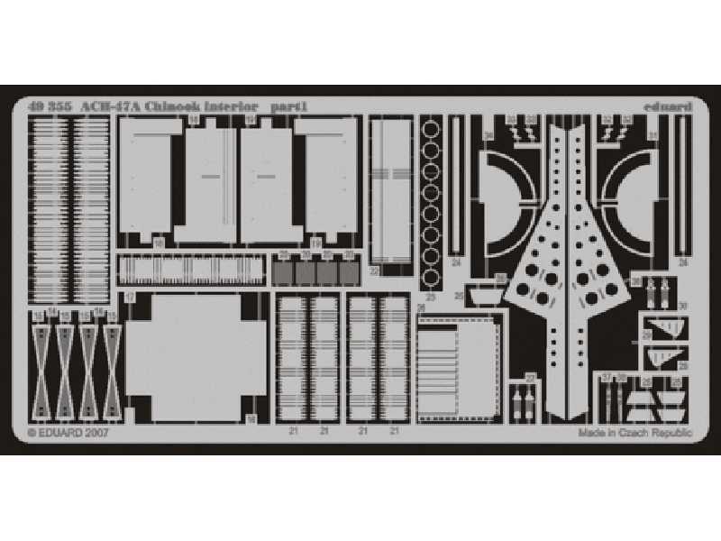 ACH-47A Chinook interior 1/48 - Italeri - image 1