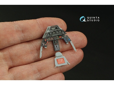 Focke Wulf Fw-190 A-4 - 3d-printed & Coloured Interior (For Zoukei Mura Kits) - image 6