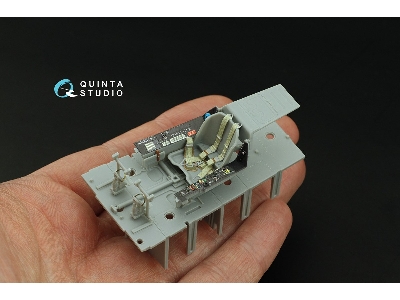 Focke Wulf Fw-190 A-4 - 3d-printed & Coloured Interior (For Zoukei Mura Kits) - image 7
