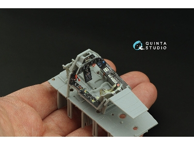 Focke Wulf Fw-190 A-4 - 3d-printed & Coloured Interior (For Zoukei Mura Kits) - image 9