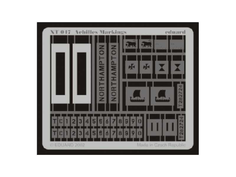  Achilles Markings 1/35 - Academy Minicraft - masks - image 1