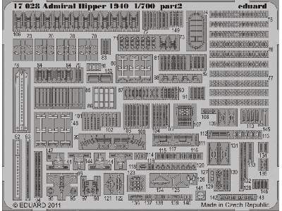 Admiral Hipper 1940 1/700 - Trumpeter - image 3
