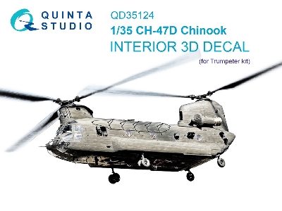 Boeing Ch-47 D Chinook - 3d-printed & Coloured Interior (For Trumpeter Kits) - image 2