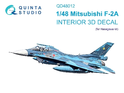 Mitsubishi F-2 A - 3d-printed & Coloured Interior (For Hasegawa Kits) - image 2