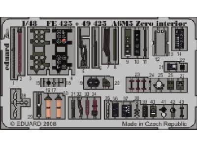 A6M5 Zero interior S. A. 1/48 - Tamiya - - image 1