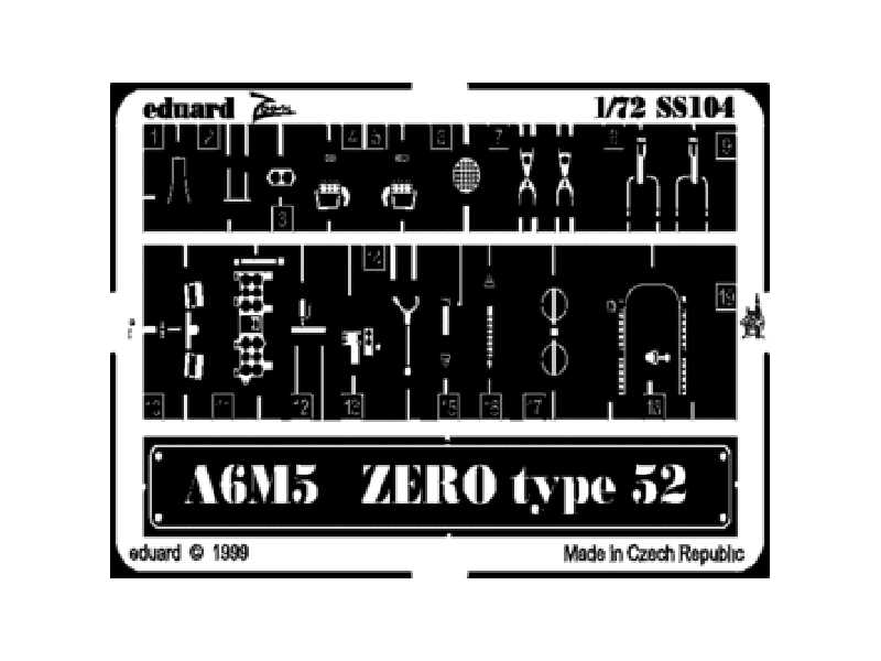 A6M5 Zero type 52 1/72 - Academy Minicraft - image 1