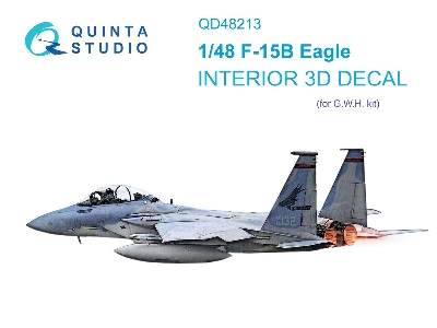 Mcdonnell Douglas F-15 B Eagle -3d-printed & Coloured Interior (For Gwh Kits) - image 2