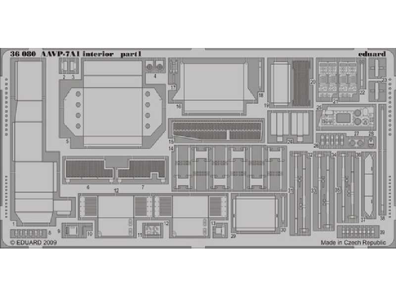 AAVP-7A1 interior 1/35 - Hobby Boss - image 1 AAVP-7A1 interior 1/35 - Hobby Boss - image 1