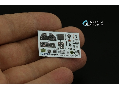 Curtiss P-40 E/K - 3d-printed & Coloured Interior (For Hasegawa Kits) - image 4