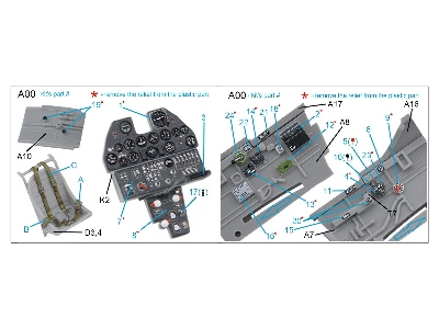 Curtiss P-40 E/K - 3d-printed & Coloured Interior (For Hasegawa Kits) - image 9
