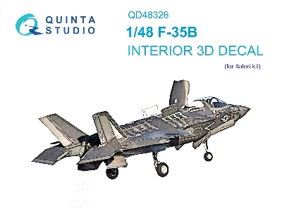 Lockheed Martin F-35 B Lightning Ii - 3d-printed & Coloured Interior (For Italeri Kits) - image 2