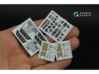 Boeing F/A-18 F Late And / Ea-18 G - 3d-printed & Coloured Interior (For Hobby Boss Kits) - image 3