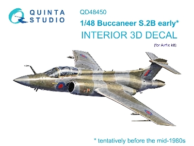 Blackburn Buccaneer S.2b Early - 3d-printed & Coloured Interior (For Airfix Kits) - image 2