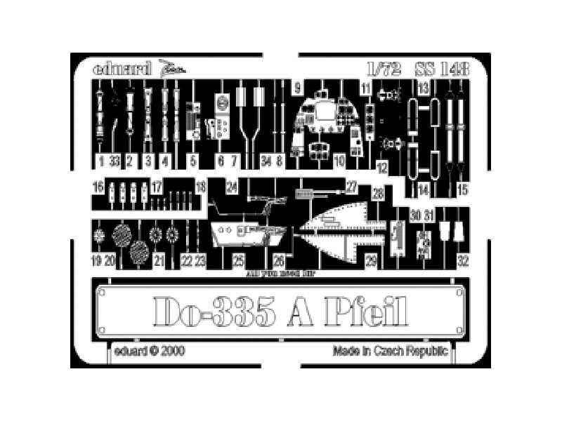 Do 335A Pfeil 1/72 - Dragon - image 1