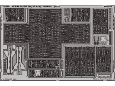 DUKW British Royal Army interior 1/35 - Italeri - image 1