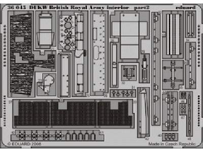 DUKW British Royal Army interior 1/35 - Italeri - image 3