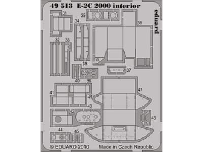 E-2C 2000 interior S. A. 1/48 - Kinetic - image 1