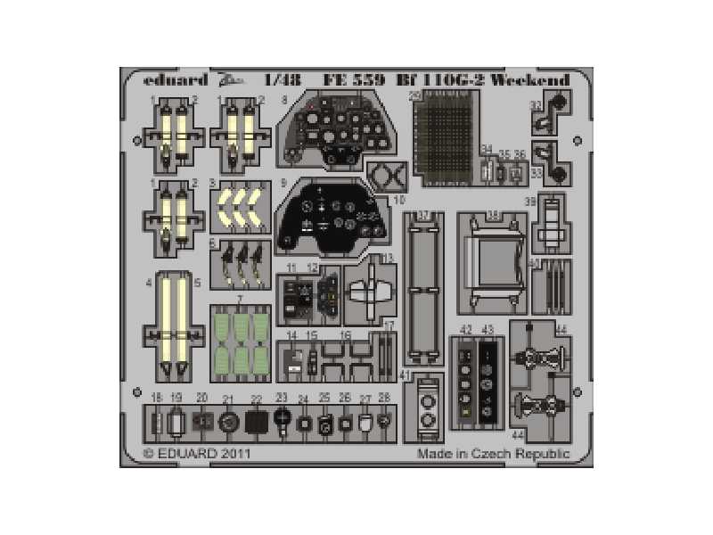 Bf 110G-2  Weekend 1/48 - Eduard - - image 1