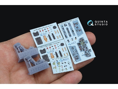 Sukhoi Su-24 Mr - Interior 3d Decal With 3d-printed Resin Parts (For Zvezda Kits) - image 3