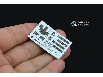 Ah-64 D Apache Early - Interior 3d Decal With 3d-printed Resin Parts (For Academy Kits) - image 6