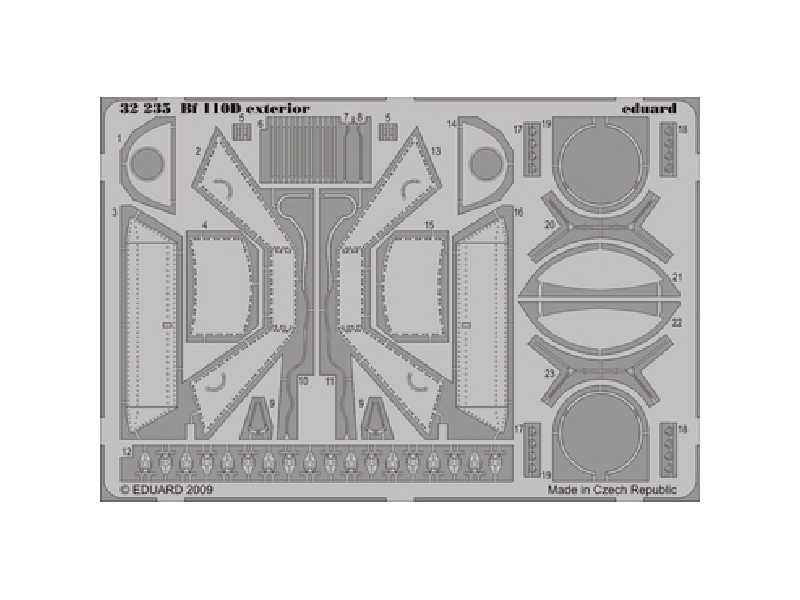 Bf 110D exterior 1/32 - Dragon - image 1