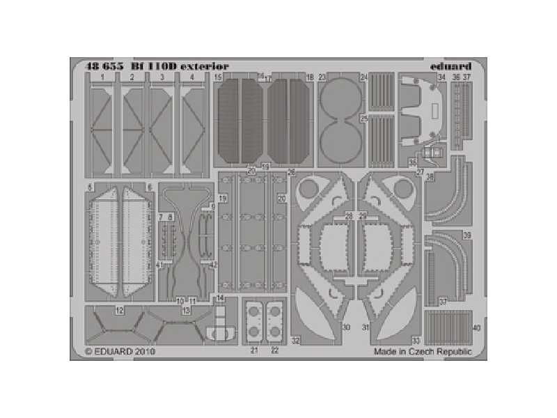 Bf 110D exterior 1/48 - Dragon - image 1