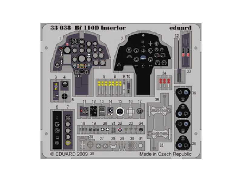 Bf 110D interior 1/32 - Dragon - image 1