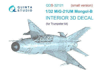 Mig-21 Um - 3d-printed & Coloured Interior Small Version (For Trumpeter Kits) - image 2